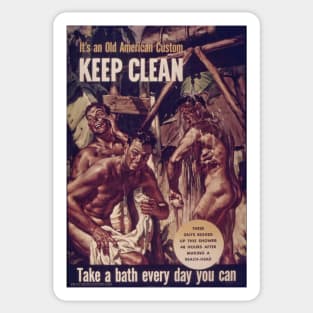 Keep Clean Sticker